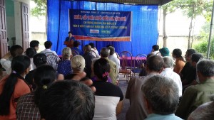 Khám, cấp phát thuốc miễn phí và tặng quà cho các gia đình chính sách xã Bắc Sơn nhân kỷ niệm 71 năm ngày Thương binh - Liệt sỹ