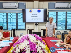 Tập huấn kiến thức cơ bản về bệnh phong cho cán bộ y tế cơ sở trên toàn huyện